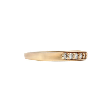 Magpie Vintage 14k Yellow Gold Diamond Band