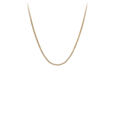 14k Gold Medium Curb Chain - Magpie Jewellery