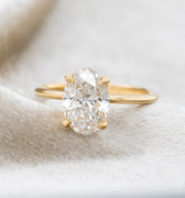 2ct Lab-Grown Oval Diamond Engagement Ring | Magpie Jewellery
