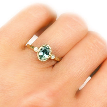 Anais Green Sapphire Ring
