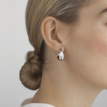 Curve Hoops - Magpie Jewellery