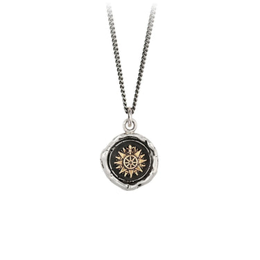 Direction 14k Gold On Silver Talisman - Magpie Jewellery