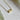 Nova Green Sapphire Single Baguette Necklace - Magpie Jewellery