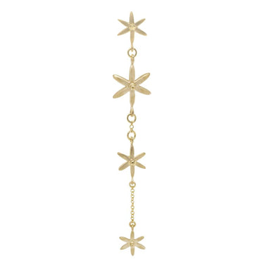 4 Star Dangle Earrings | Magpie Jewellery