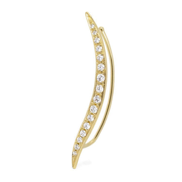 16 Diamond Pave Comet Climber - Single Left | Magpie Jewellery