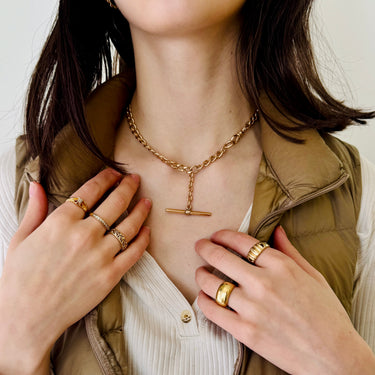 Magpie Vintage 14k Yellow Gold Watch Chain Necklace