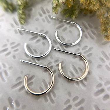 Tiny Hoops - Magpie Jewellery