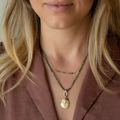 "Wrap' Gemstone Charm Necklace | Magpie Jewellery