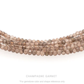 "Wrap' Gemstone Charm Necklace | Magpie Jewellery