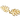 Gold Branches Studs | Magpie Jewellery
