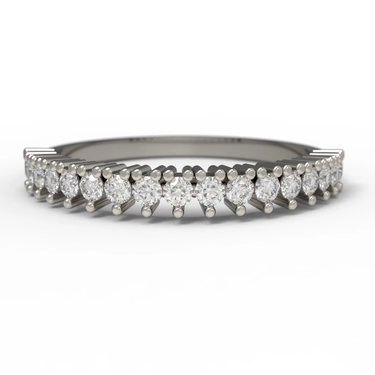 White Gold Ring With Diamonds