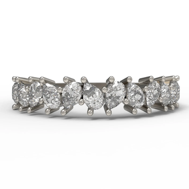 White Gold Ring with Diamonds