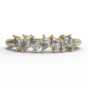 Yellow Gold Ring with Diamonds