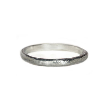 Extra Fine Organic Band - Magpie Jewellery