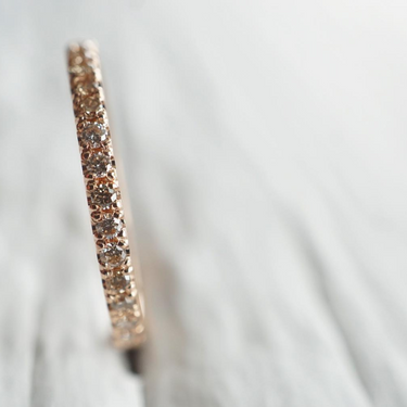 Handmade Diamond Eternity Band | Magpie Jewellery